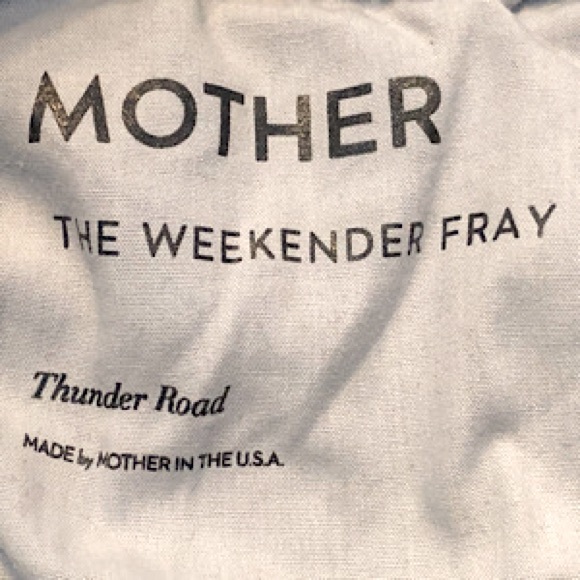 “NEW” MOTHER The Weekender Fray Jean - Picture 6 of 9